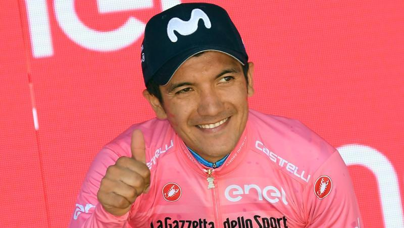 Steht vor dem Gesamtsieg beim 102. Giro d'Italia: Richard Carapaz. Steht vor dem Gesamtsieg beim 102. Giro d'Italia: Richard Carapaz.