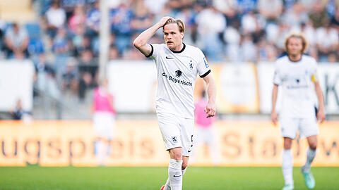Thore Jacobsen erzielte beim 1:0-Sieg in Bielefeld womöglich das Tor des Jahres.