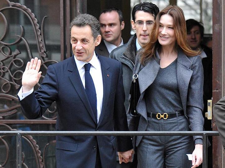 Carla Bruni und Nicolas Sarkozy