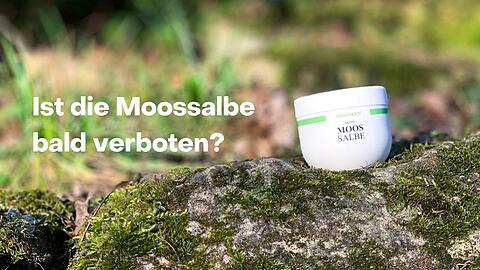 Natürliche Wirkstoffe wie Moos sind in der Hautpflege sehr beliebt.