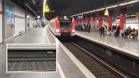Der Sicherheitsbereich unterhalb der Bahnsteigkante bietet einen leicht erreichbaren Schutzraum.
