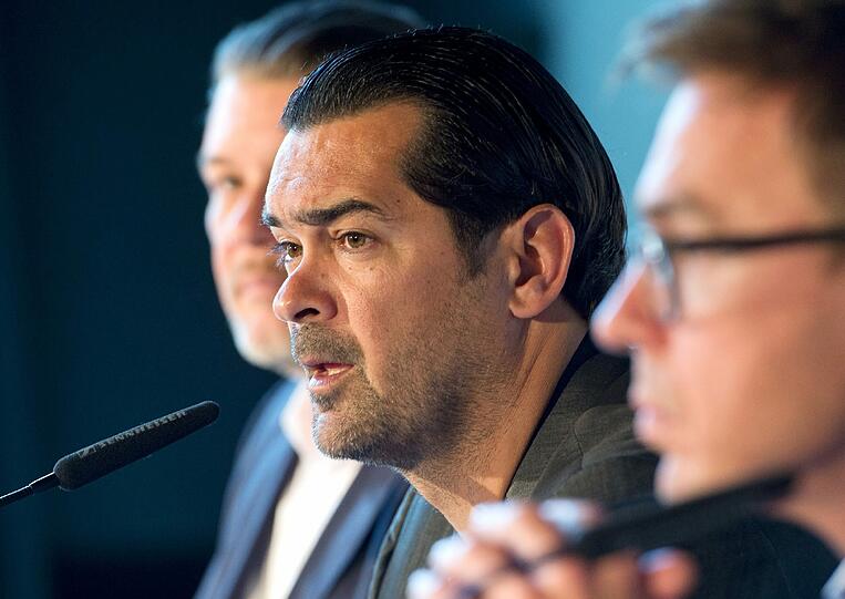 Von links: Präsident Gerhard Mayrhofer, Sportchef Gerhard Poschner, Geschäftsführer Markus Rejek