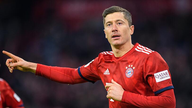 Robert Lewandowski vom FC Bayern München. Robert Lewandowski vom FC Bayern München.