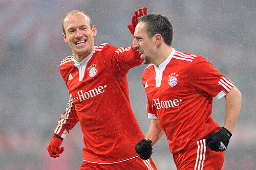 Freuten sich über jede Menge Tore: Arjen Robben (l.) und Franck Ribéry