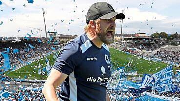 "Sechzig ist weit mehr als ein Stadtteilverein", sagt 1860-Trainer und Löwen-Identifikationsfigur Daniel Bierofka.