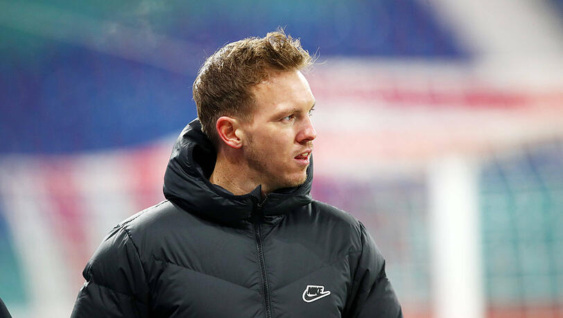 Leipzig-Coach Julian Nagelsmann wusste nicht, dass sich die Bayern mit Upamecano geeinigt haben.