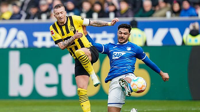BVB-Kapitän Marco Reus (l) spielt auch um einen neuen Vertrag.