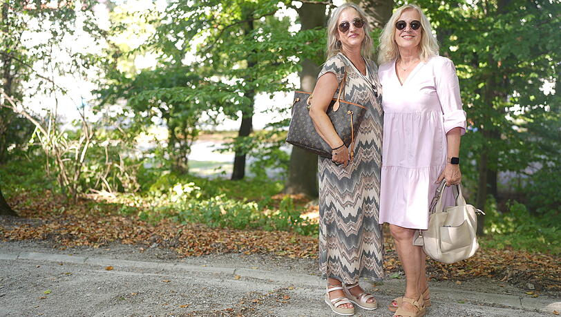 Marion Papadopoulos (l.) und Annette Hecht schätzen, dass hier kein Trubel ist. Marion Papadopoulos (l.) und Annette Hecht schätzen, dass hier kein Trubel ist.