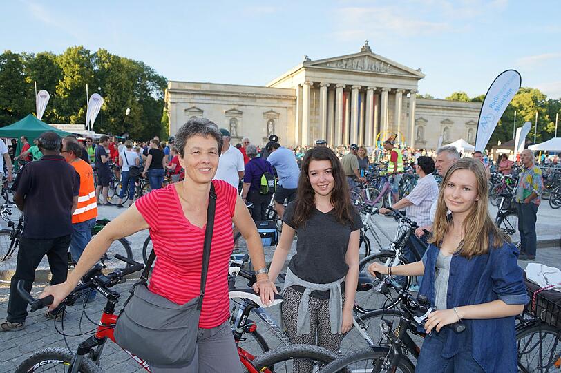 Über 16.000 Münchner waren bei der siebten Radlnacht dabei. Die Bilder.