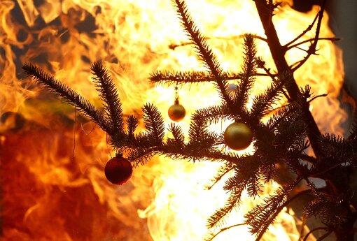In Solln ist ein Christbaum nahezu explodiert (Symbolbild).