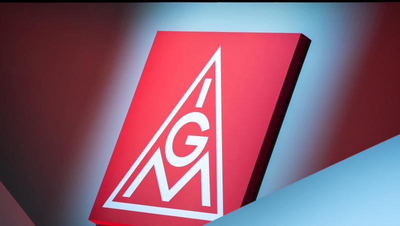 Das Logo der IG Metall. Foto: Daniel Karmann/dpa/Symbolbild Das Logo der IG Metall. Foto: Daniel Karmann/dpa/Symbolbild