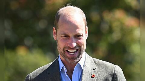 Prinz William zeigt sich in Südafrika bestens gelaunt.