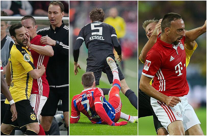 Ribéry ist manchmal hitzköpfig und leistet sich während des Spiels immer wieder Ausraster.