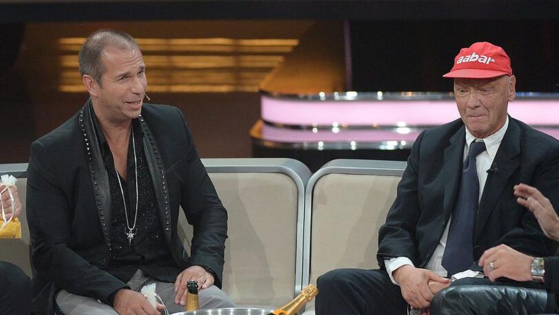 Der 54-jährige Kai Ebel (l.), neben Lauda, berichtet seit 1992 bei RTL über die Formel 1.