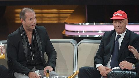 Der 54-jährige Kai Ebel (l.), neben Lauda, berichtet seit 1992 bei RTL über die Formel 1.