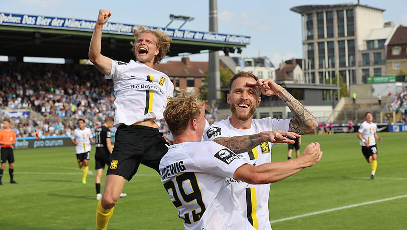 Der TSV 1860 gewinnt gegen den SC Verl mit 1:0.