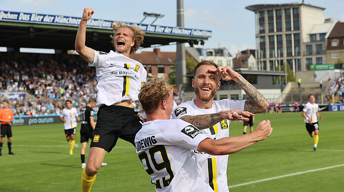 Der TSV 1860 gewinnt gegen den SC Verl mit 1:0.
