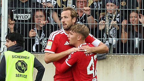 Harry Kane und Lennart Karl erzielten die ersten beiden Tore f&uuml;r die Bayern.