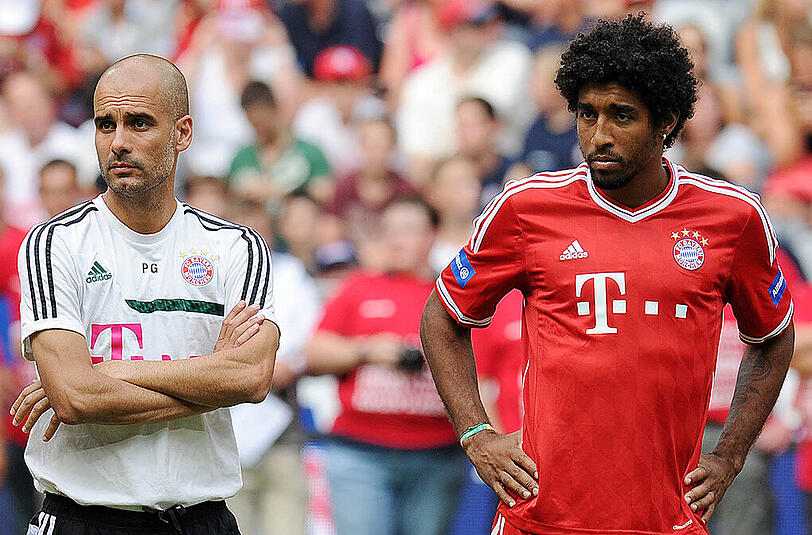 Funkstille? Pep Guardiola (links) und Dante während ihrer gemeinsamen Zeit beim FC Bayern.