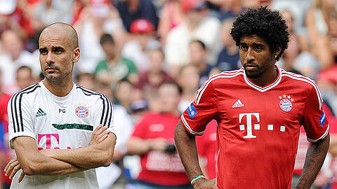 Funkstille? Pep Guardiola (links) und Dante während ihrer gemeinsamen Zeit beim FC Bayern.