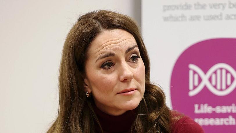 Prinzessin Kate nahm sich am 14. Januar Zeit, dem Team des Royal Marsden Hospital in London zu danken und mit Patienten ins Gespr&auml;ch zu kommen.