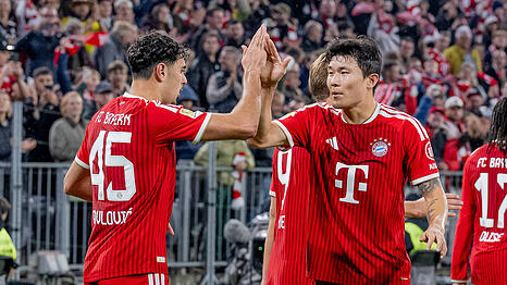 Aleksandar Pavlovic (li.) und Minjae Kim arbeiten an der R&uuml;ckkehr.