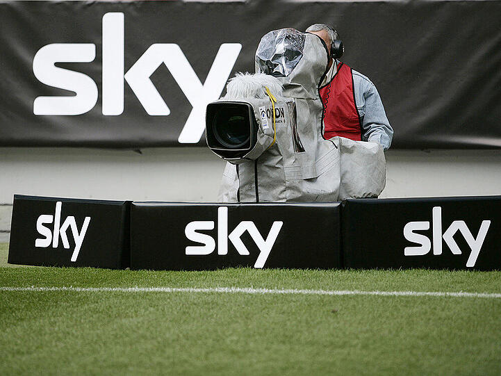 Sky filmte zwar im Stadion, aber bei tausenden "Sky Go"-Usern kam kein Fußball-Bild an