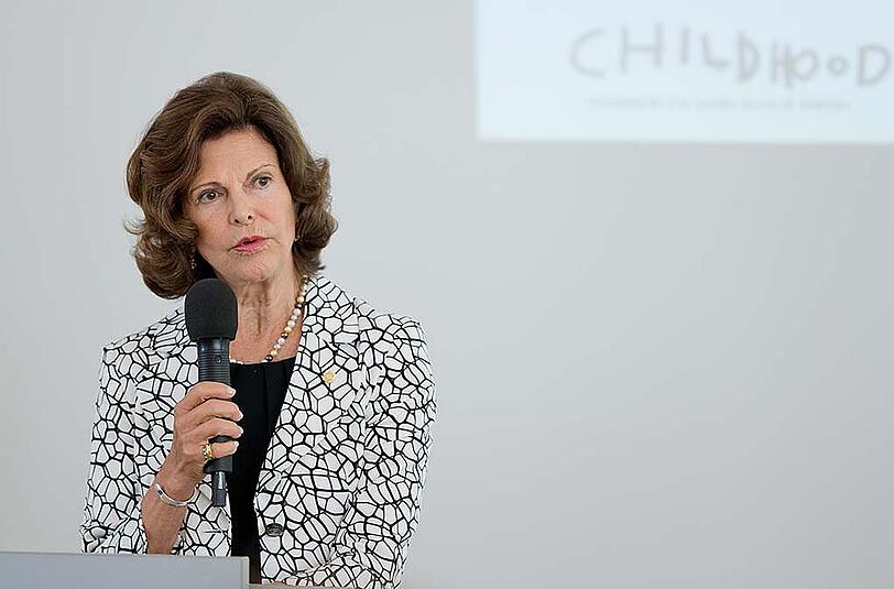 Die Bilder vom Besuch der schwedischen Königin Silvia in Würzburg.