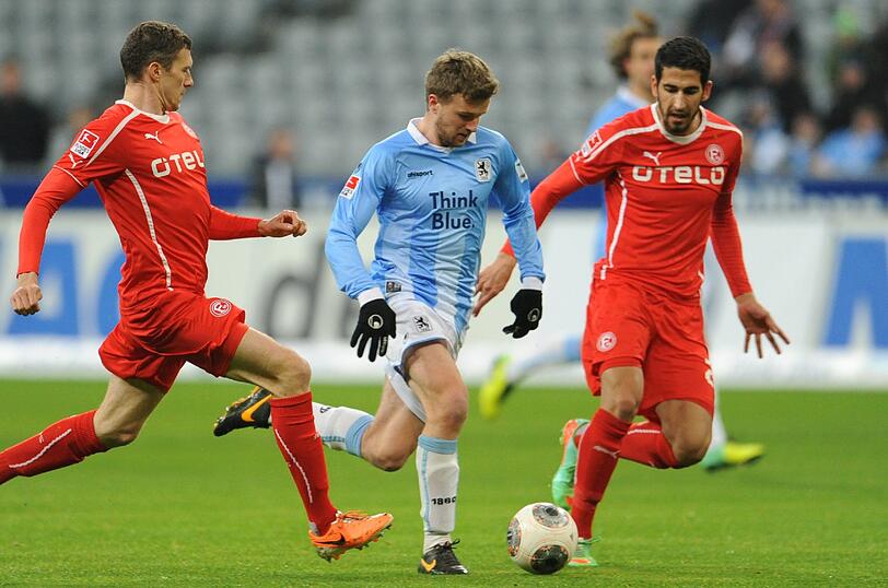 Der TSV 1860 München und Fortuna Düsseldorf trennen sich 1:1