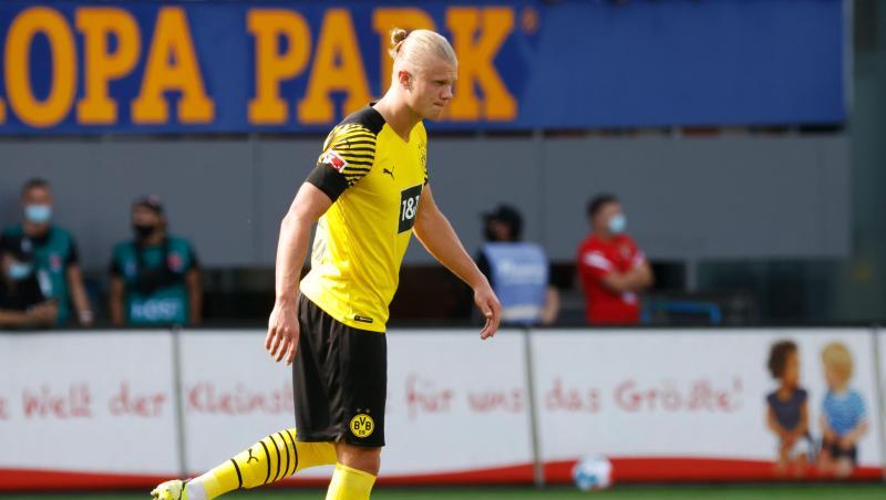 Blieb gegen Freiburg glücklos: Dortmunds Erling Haaland.