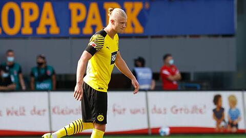 Blieb gegen Freiburg glücklos: Dortmunds Erling Haaland.