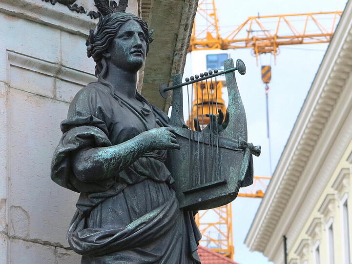 Kranbefehlshaber König Ludwig.