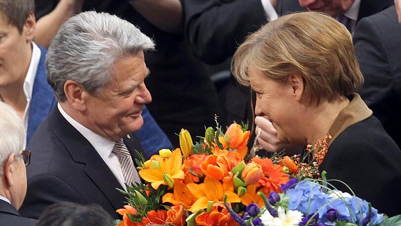 Joachim Gauck bei seiner Vereidigung als neuer Bundespräsident.