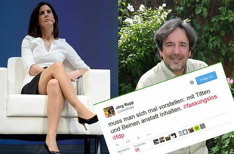 Mit einem sexistischen Tweet über Katja Suding hat Jörg Rupp einen Shit-Storm entfacht.
