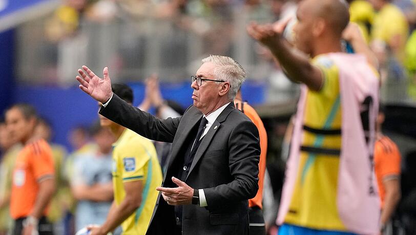 Trainer Ancelotti sprach seiner Mannschaft ein Lob aus - war aber nicht g&auml;nzlich zufrieden.