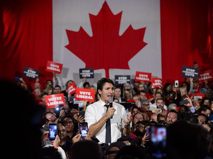 Regierungschef Trudeau muss um seine Mehrheit bangen.
