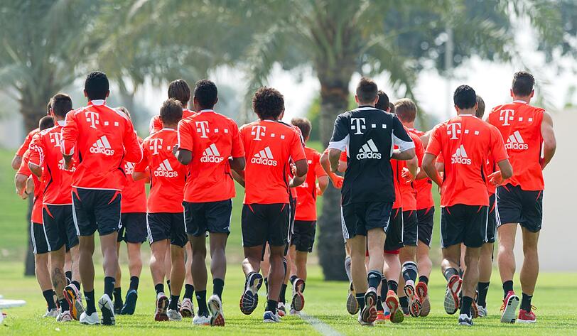 Letzter Tag in Doha: Regenerationstraining am Morgen.
