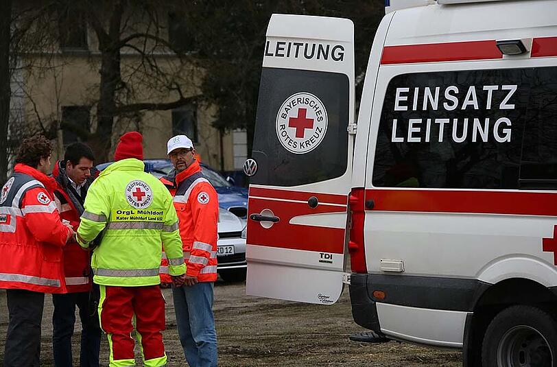 Bilder vom Bomben-Fundort in Mühldorf. Während Bauarbeiten wurde eine rund 80 Kilogramm schwere Fliegerbombe entdeckt.