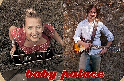 Britta Wittenzellne und Martin Buchmann - sie treten in drei Wochen als "Baby Palace" auf