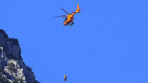 Hubschrauber "Christoph 14" im Einsatz.