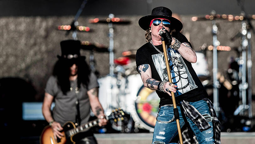 Guns N' Roses kehren nach Europa zurück: Am 20. Juli 2025 stehen die Power-Rocker in der Allianz Arena auf der Bühne.