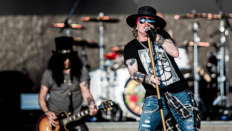 Guns N' Roses kehren nach Europa zurück: Am 20. Juli 2025 stehen die Power-Rocker in der Allianz Arena auf der Bühne.