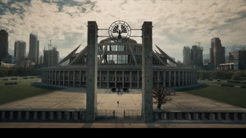 Das modifizierte Olympiastadion in Berlin.