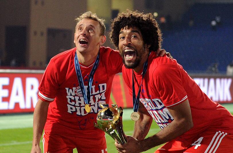 Beide für Brasilien nominiert: Rafinha (l.) und Dante.