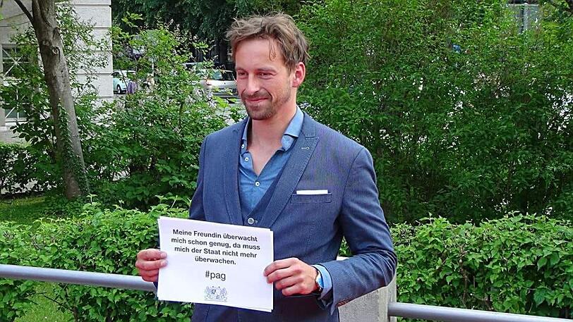 Schauspieler Ben Blaskovic beim Bayerischen Filmpreis.