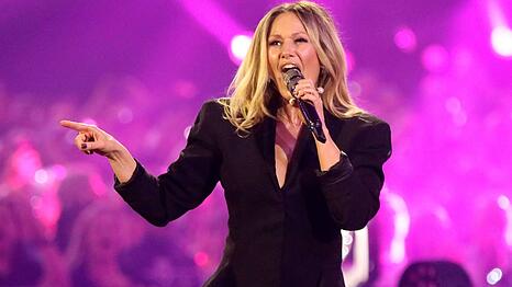 Helene Fischer bei ihrem "Schlagerchampions"-Auftritt.