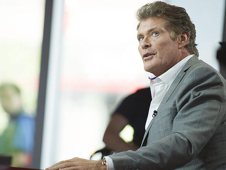 David Hasselhoff verrät, wie man aus der Not eine Tugend macht