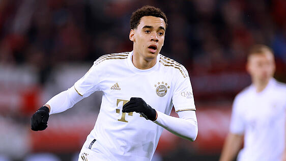 Jamal Musiala hatte sich vor der Länderspielpause gegen Bayer Leverkusen einen Muskelfaserriss zugezogen.