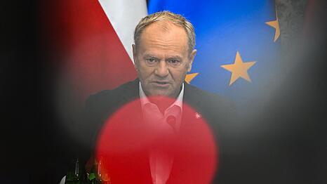Schwebte in Gefahr: Regierungschef Tusk.