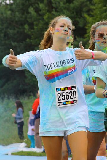 Bunter geht's nicht: Der Color Run in Riem. Die Bilder.